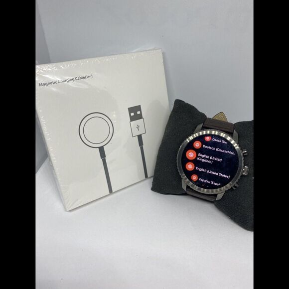 Fossil Gen 3 Authentic Genuine Smart Watch Custom Band FTW4001 BA082 - Picture 1 of 11